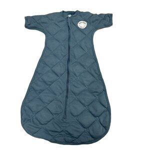 Cozy Quilted Kids Bodysuit in Teal